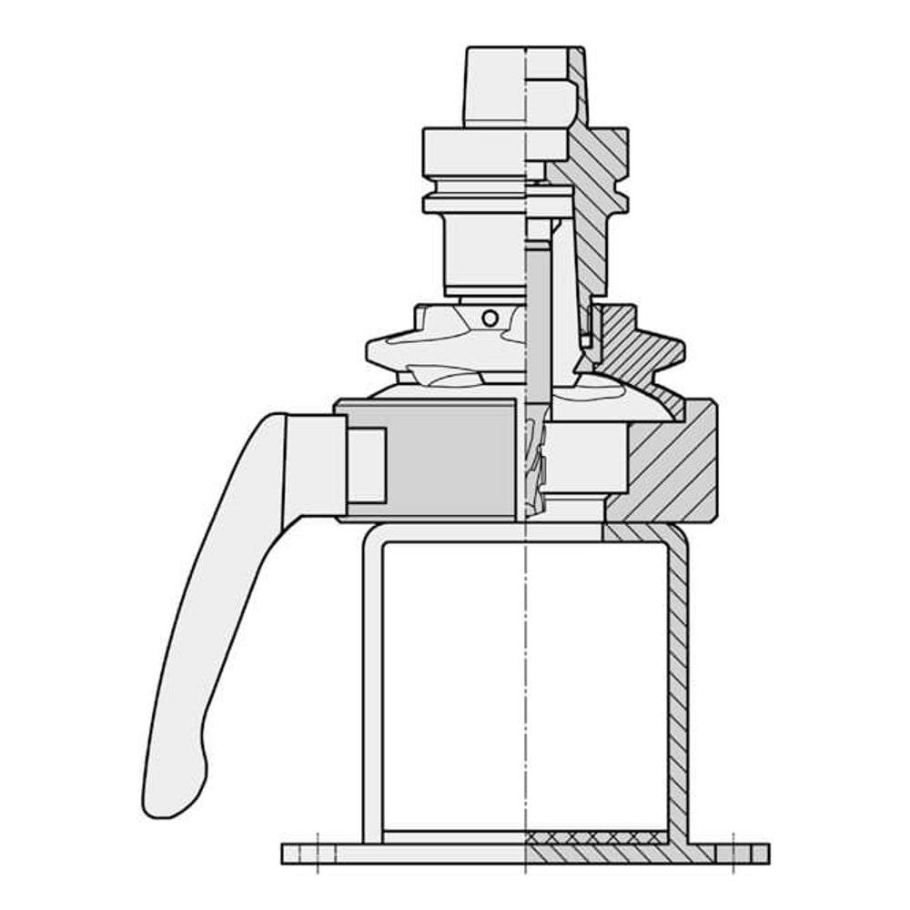 Montageapparaat voor SK30/HSK-F 50