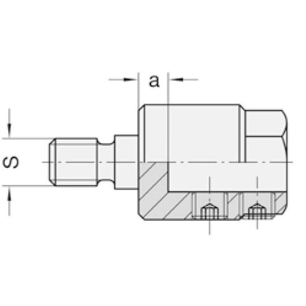 Reduceerstuk 52 mm opname 10 mm