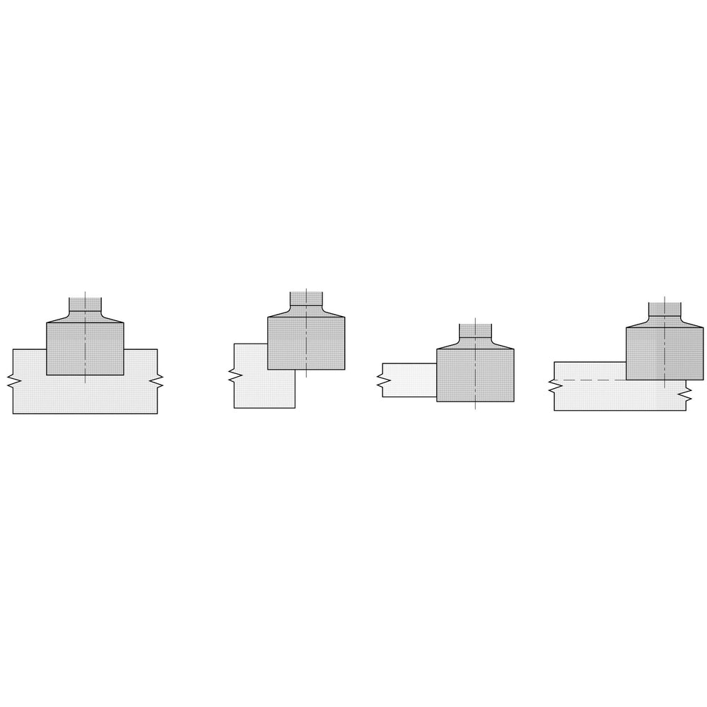 Keermeskanten-/ Sponningfrees Ø=40 x 30 mm, S=20 mm, HW, Z=2+2
