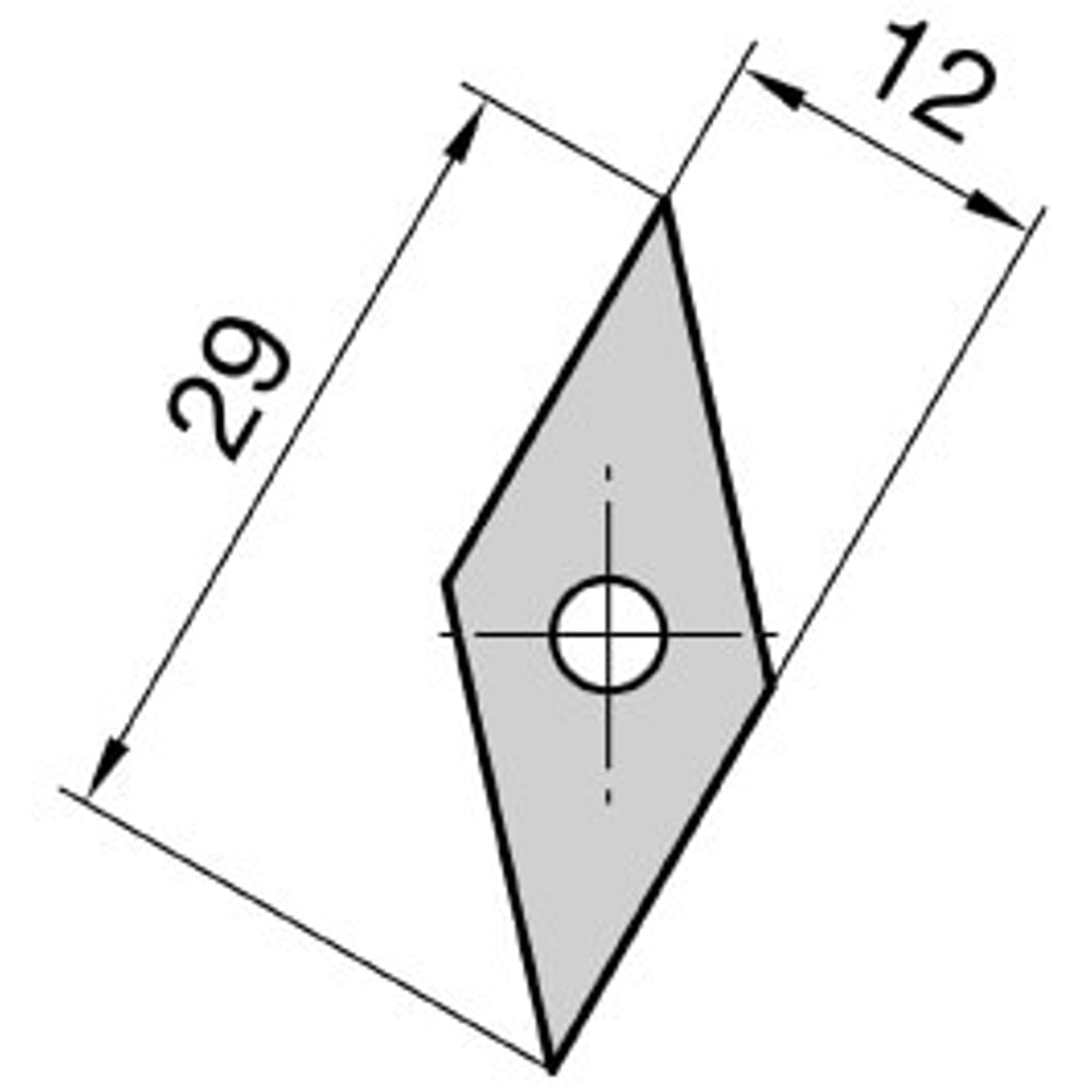 Keermes V-Groef/Graveerfrezen 60°, S=16 mm, HW, Z=1