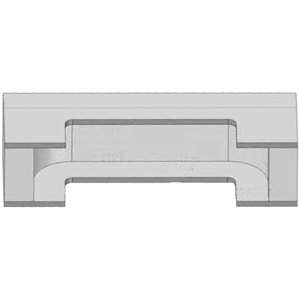 Keermes slotkastfrees Ø 44 x 12 mm, TL=62 mm, S=8 mm, HW