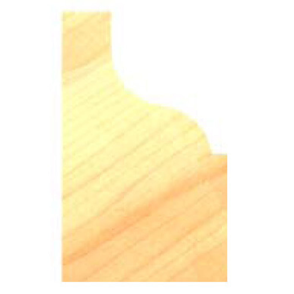 S-profielfrees R=7,2 mm met lager 9 mm, L2=19 mm, S=8 mm, HW