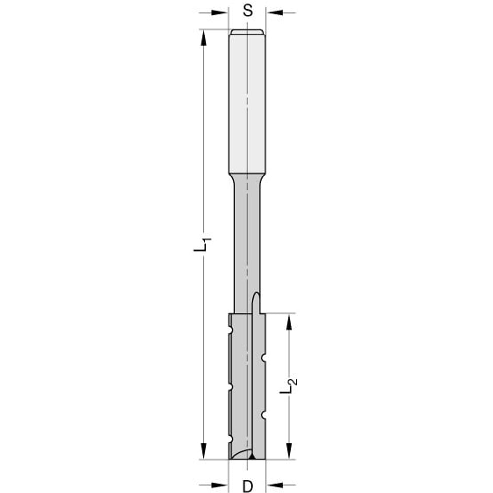 Langgatboor 16 mm links
