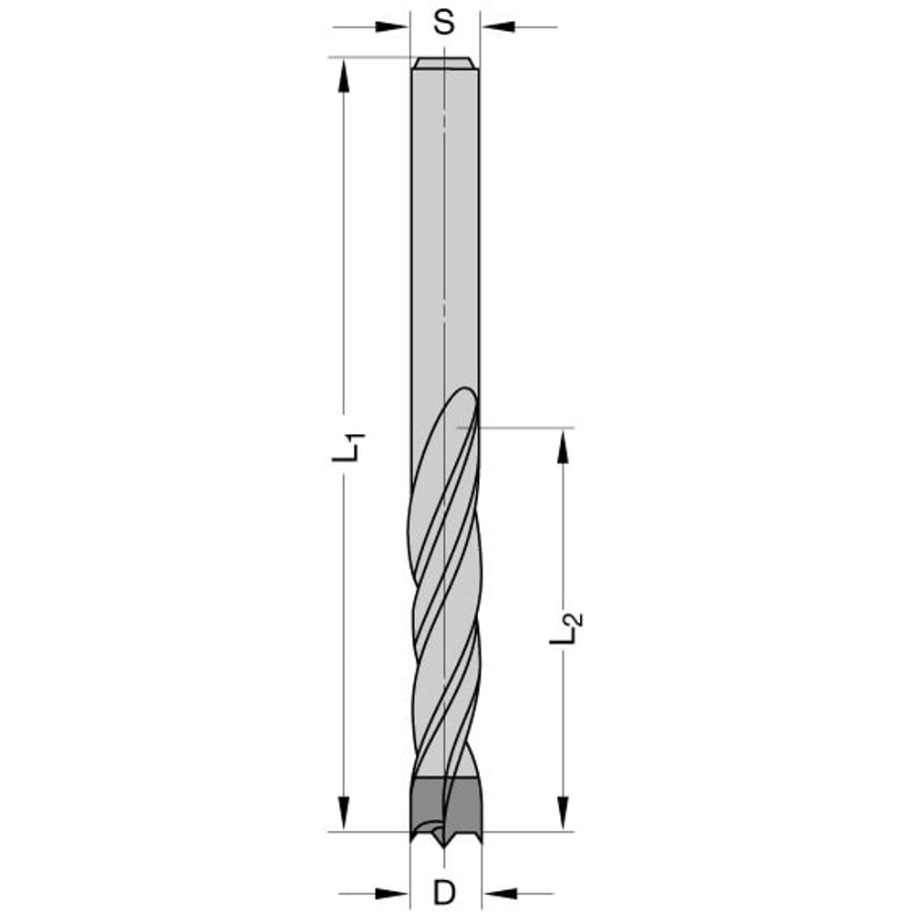Spiraalboor 10 x 35 mm TL=70