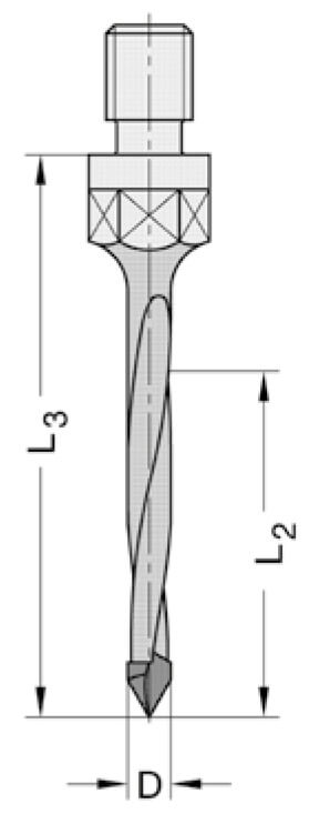 Drevelboor + dakt 5 x 40 TL=65 l