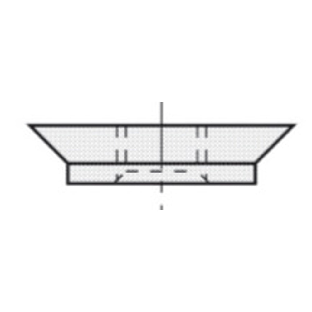 Keermes Groefzaag Ø 100 x 30 mm, L2=3,97 mm, Z=2+2/V=4, HW