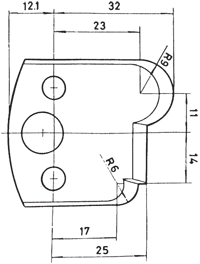 Profielmes (WS) en spaanbegrenzer Nr. 55