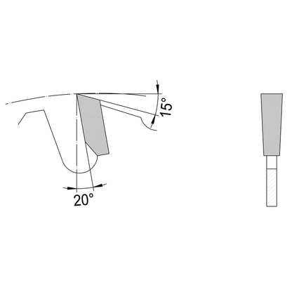 Zaagblad Ø 250 mm, asgat 30 mm, B=4,40 mm, Z=18 Vlaktand SDB, HW