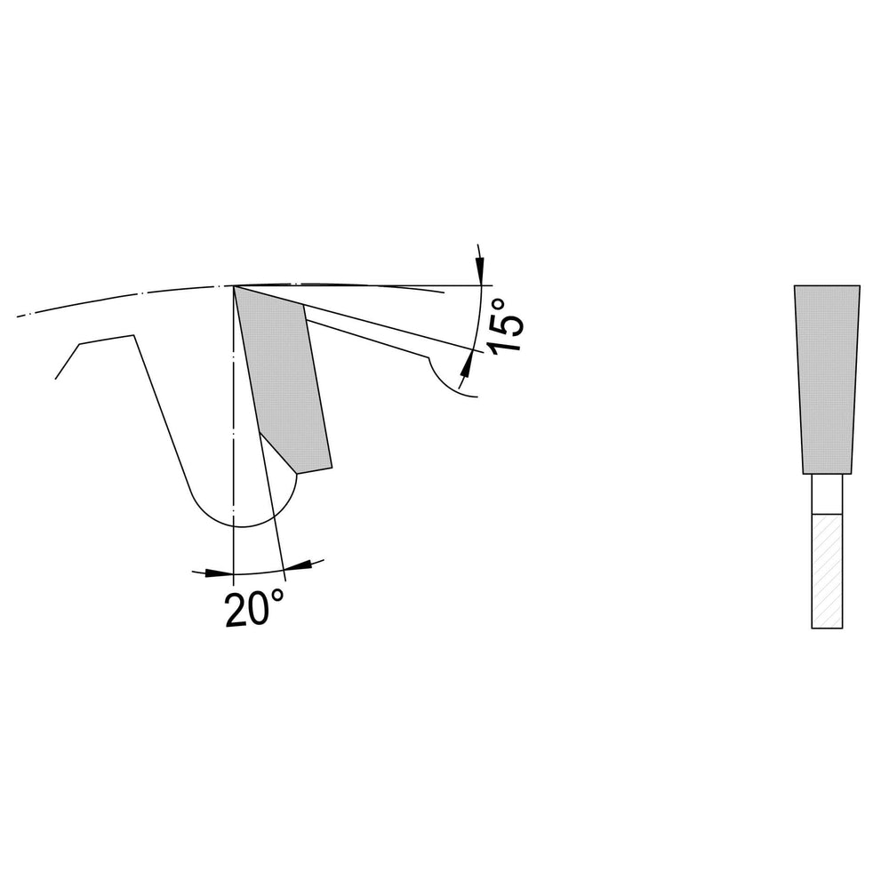 Zaagblad Ø 400 mm, asgat 30 mm, B=5,40 mm, Z=28 Vlaktand SDB, HW