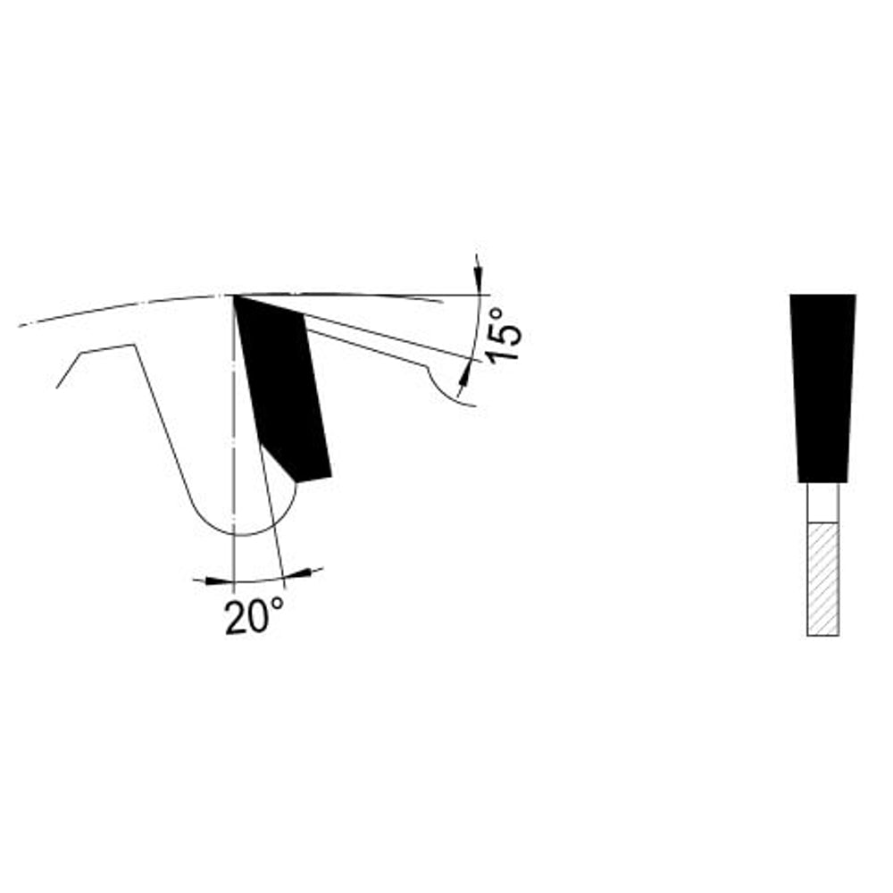 Zaagblad Ø 400 mm, asgat 30 mm, B=5,40 mm, Z=28F+4 SDB, HW