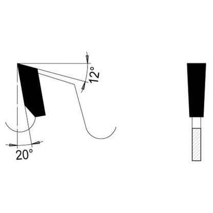 Zaagblad Ø 225 mm, asgat 30 mm, B=4,00 mm, Z=28F+2, HW