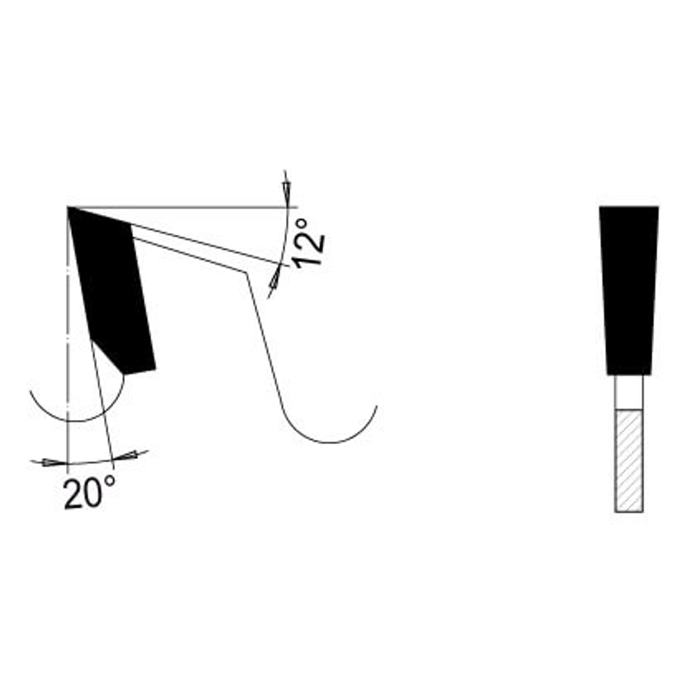 Zaagblad Ø 295 mm, asgat 30 mm, B=7,20 mm, Z=18 Vlaktand, HW