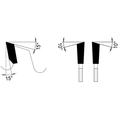Zaagblad Ø 200 mm, asgat 30 mm, B=2,00 mm, Z=34 Wisseltand, HW