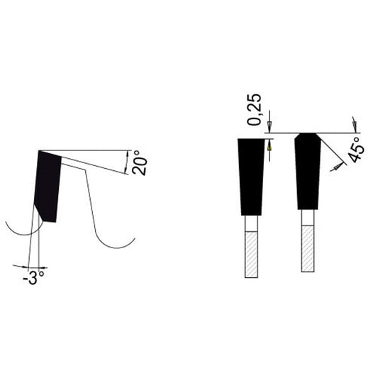 Zaagblad Ø 500 mm, asgat 30 mm, B=4,40 mm, Z=120 TF Neg., HW