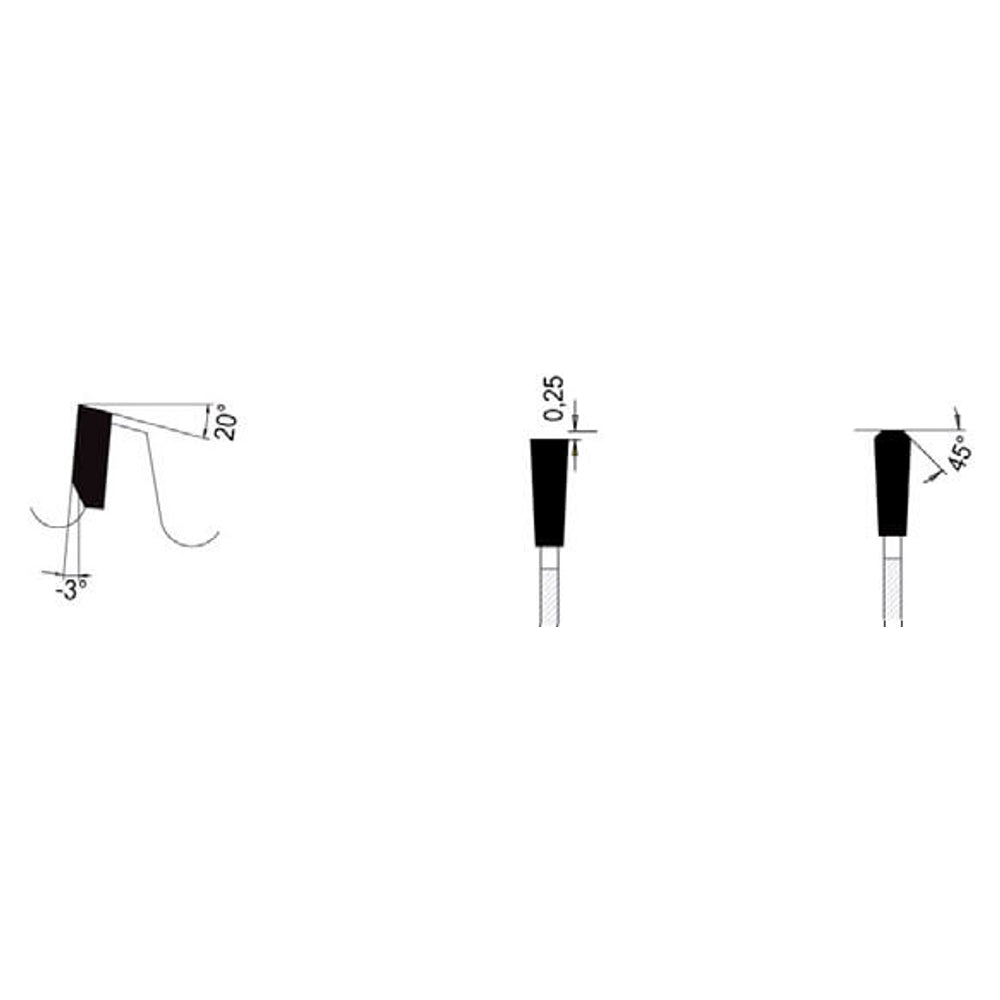 Zaagblad Ø 250 mm, asgat 30 mm, B=2,10 mm, Z=120 TF Neg., HW