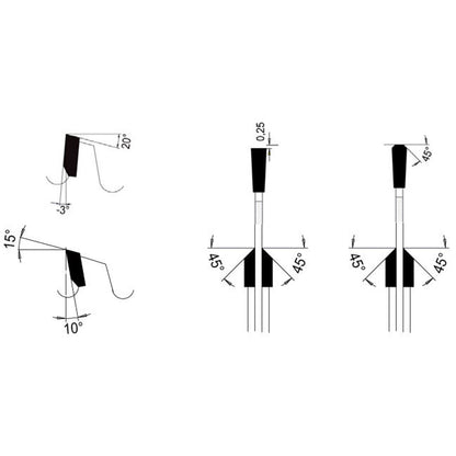 Zaagblad Ø 95 mm, asgat 20 mm, B=2,00 mm, Z=20E 45°, HW
