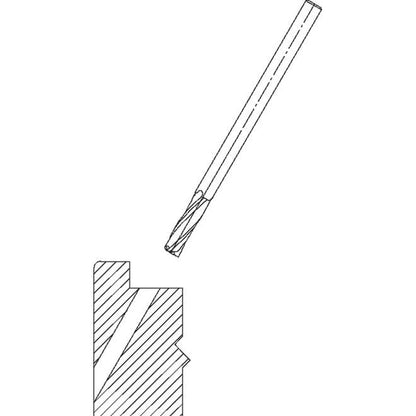 Spiraalgroeffrees Ø 8 x 30 mm, TL=130 mm, S=8 mm, VHW