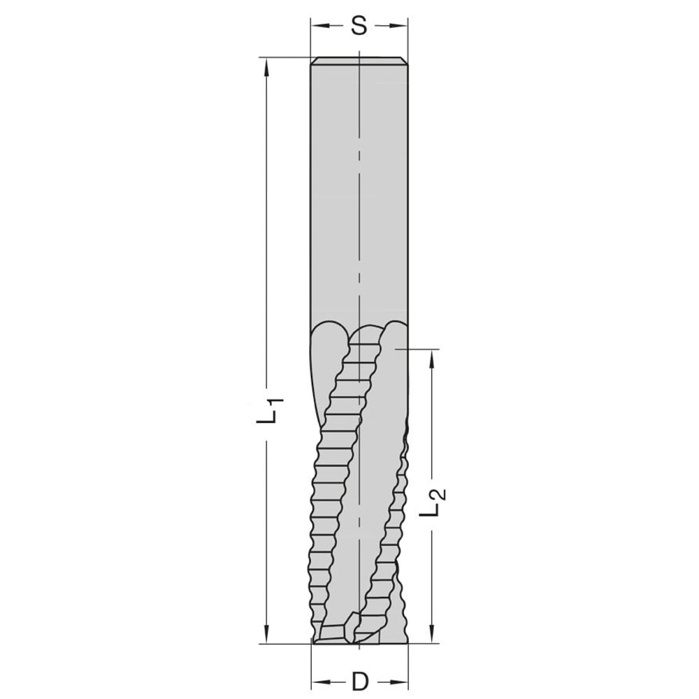 VHW Schrob-Spiraalgroeffrezen Z=3 16x55mm