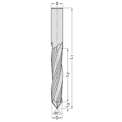 VHW Boorfrees 16x51mm
