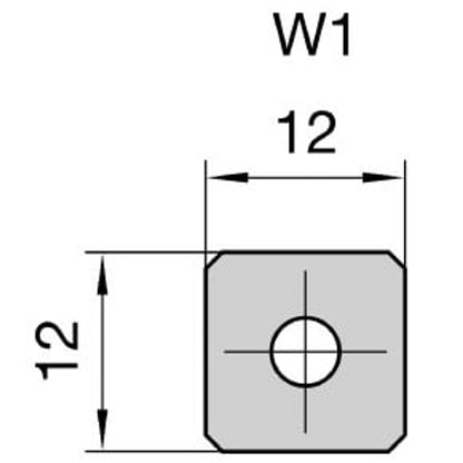Keermes Spiraalfrees Ø 30 x 119 mm, TL=195 mm, S=30/29,8 mm, Z=2, HW