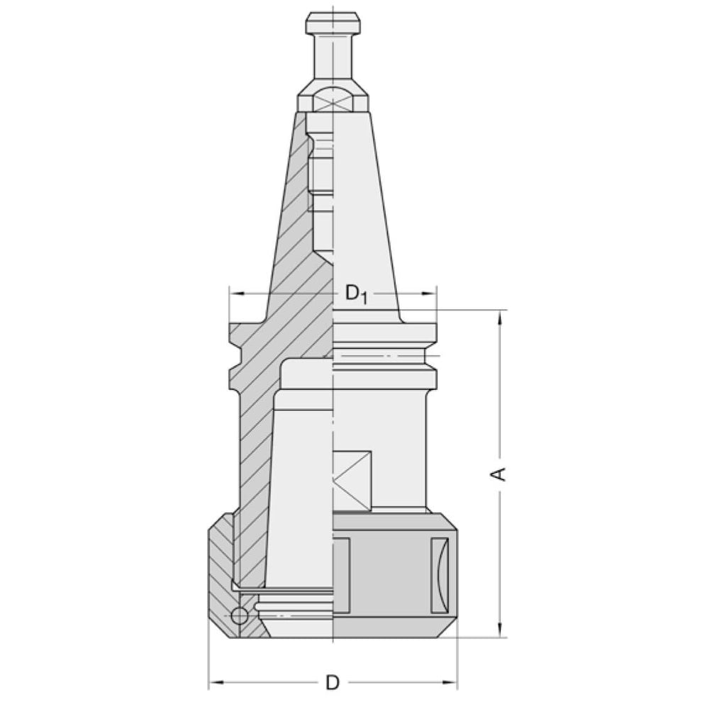 Spantang SK30 A=57mm