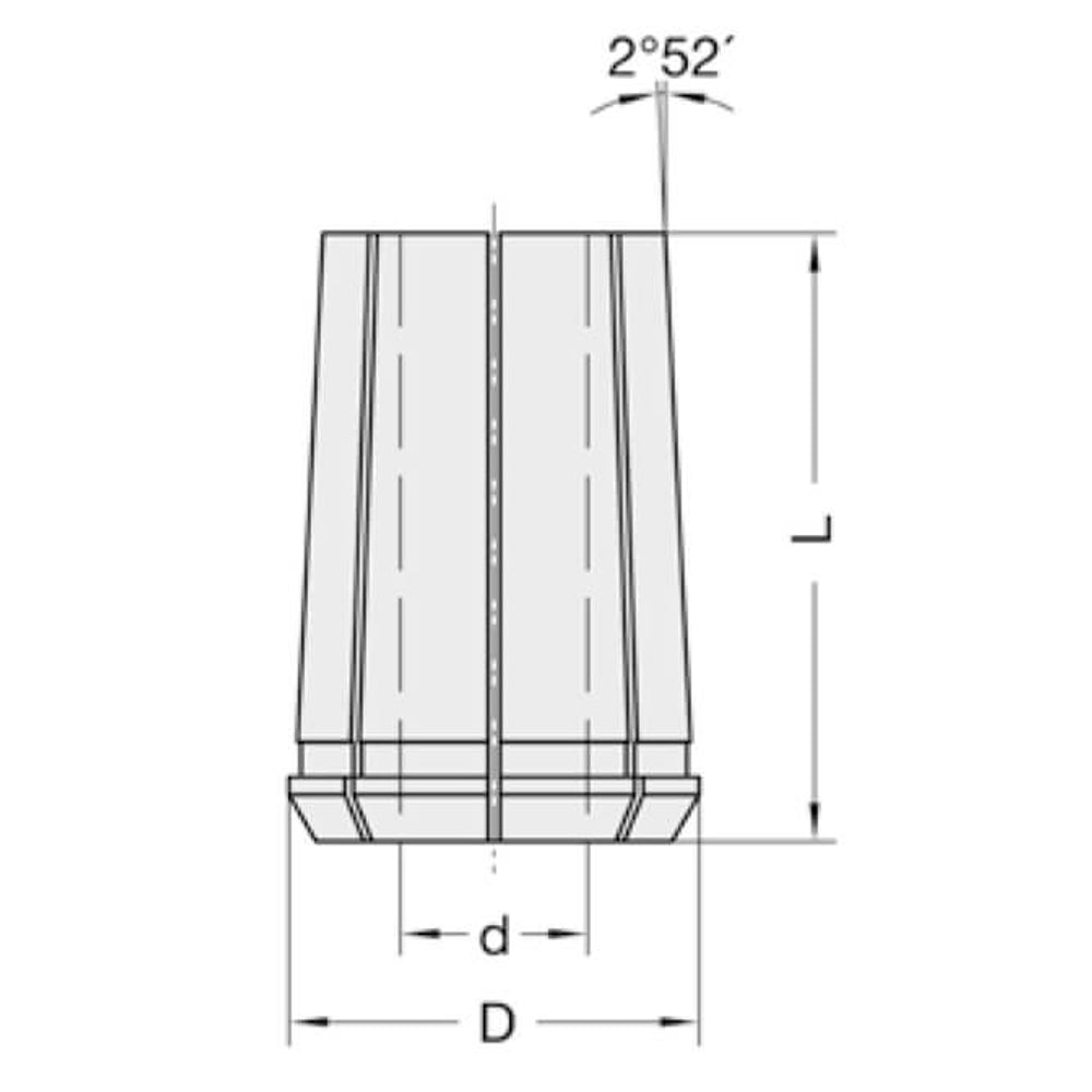 Precisie-Spantang 3/8"(9,52mm)462E