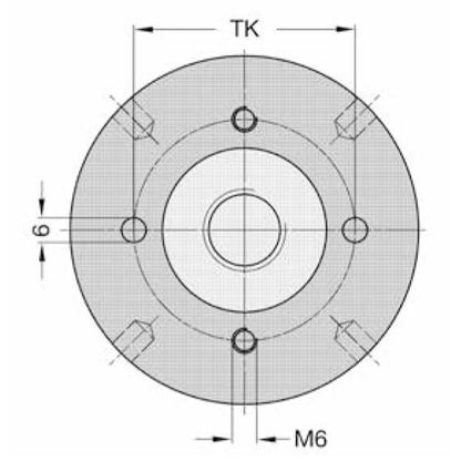 Freesdoorn HSK 85W d=40x130mm