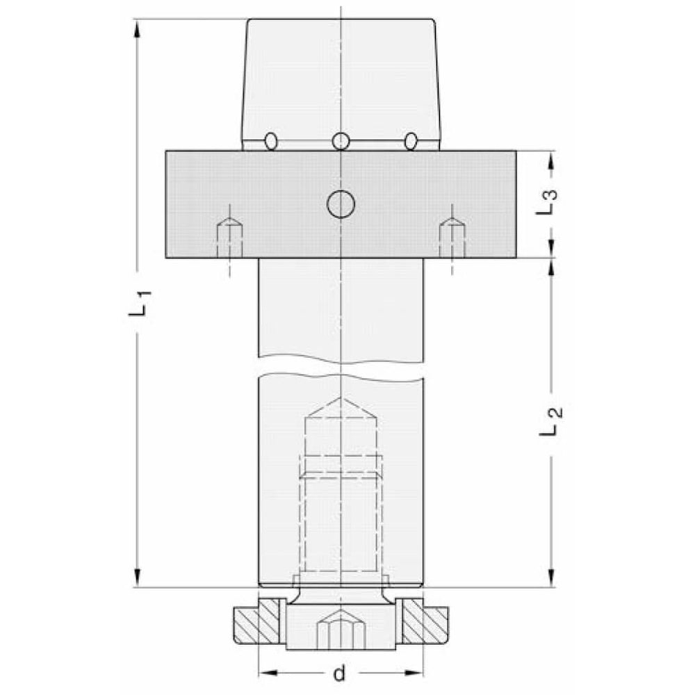 Freesdoorn HSK 85W d=40x40mm
