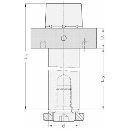 Freesdoorn HSK 85W d=40x40mm