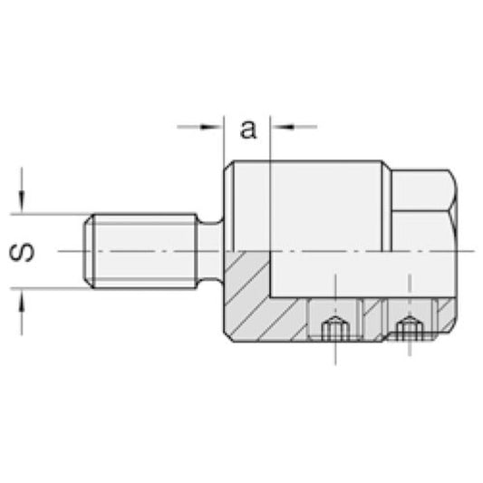 Reduceerstuk opname 10 mm