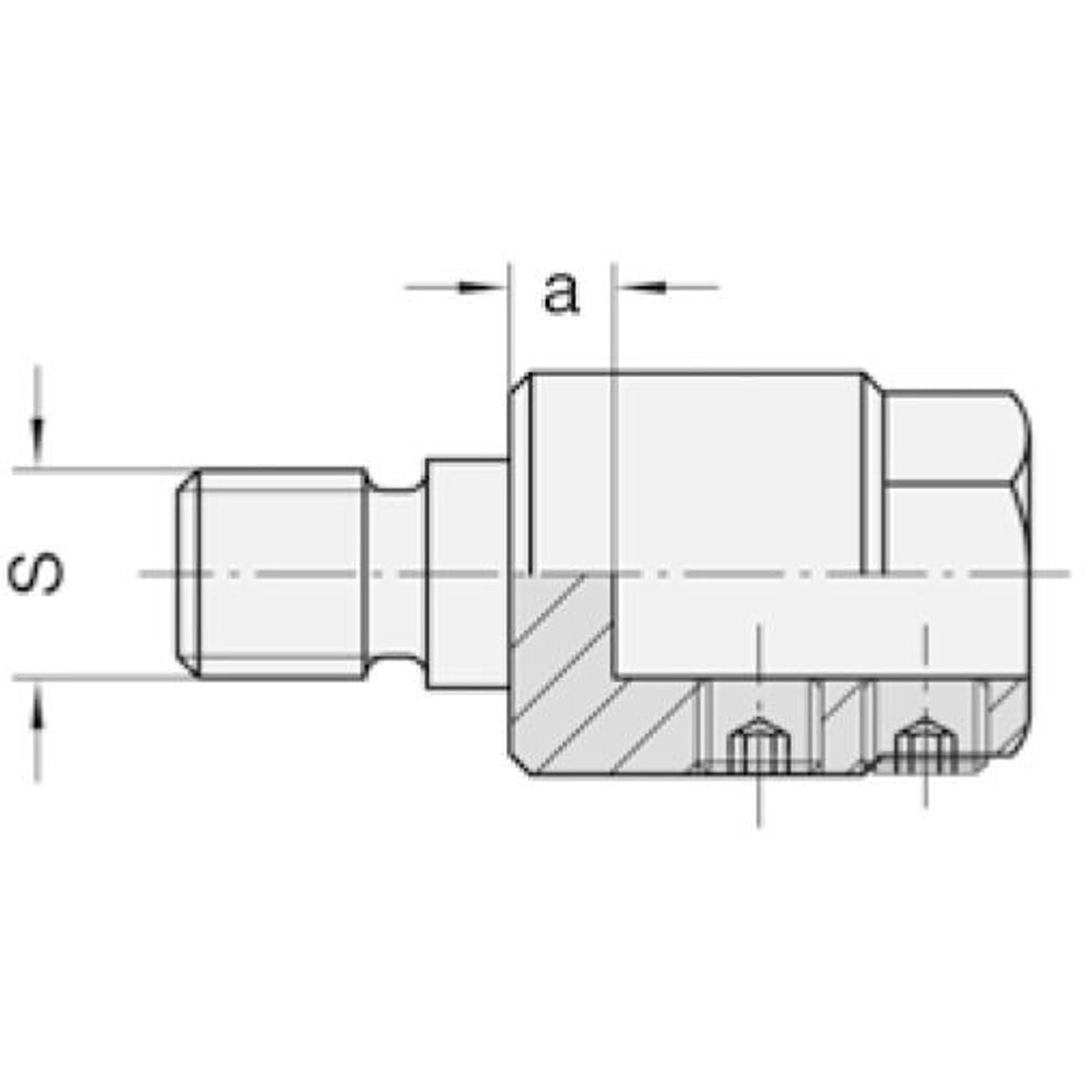 Reduceerstuk opname 8 mm