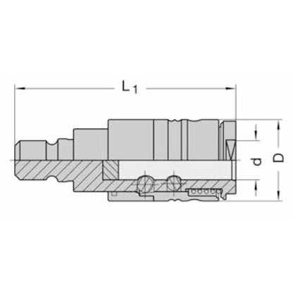 Snelspanreduceerstuk jsofix 10mm re