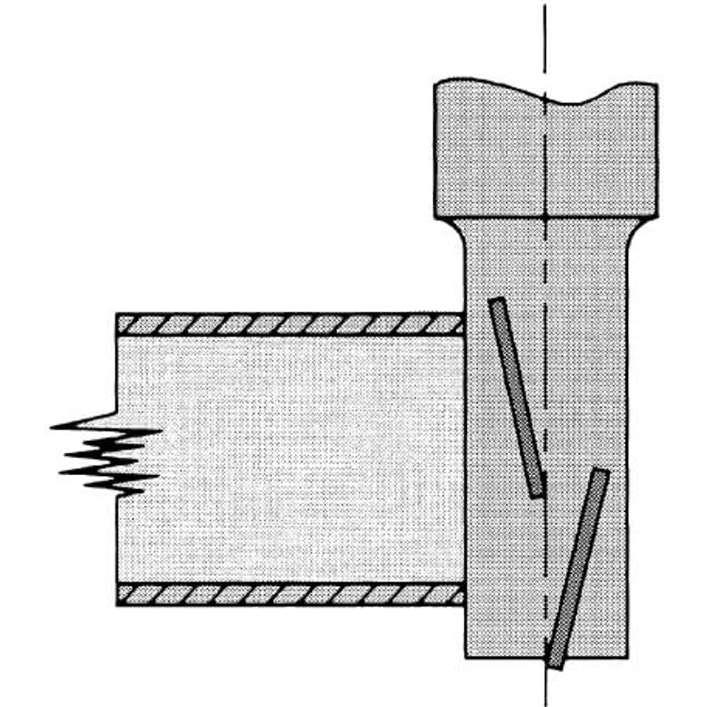 Keermesgroeffrees Ø 30 x 75 mm, TL=145 mm, S=25 mm, Z=2+2, HW