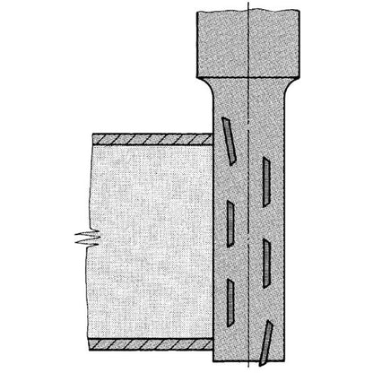 Keermes Schrobfrees Ø 22 x 60 mm, TL=131 mm, S=25 mm, Z=1+1, HW