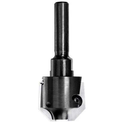 UNITEC houder met fasekeermessen 45° zonder lager, L3=5 mm, S=6 mm, HW