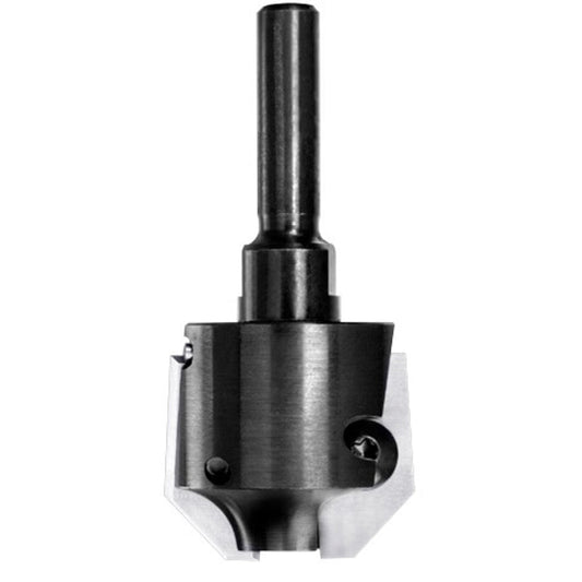 UNITEC houder met fasekeermessen 45° zonder lager, L3=8 mm, S=6 mm, HW