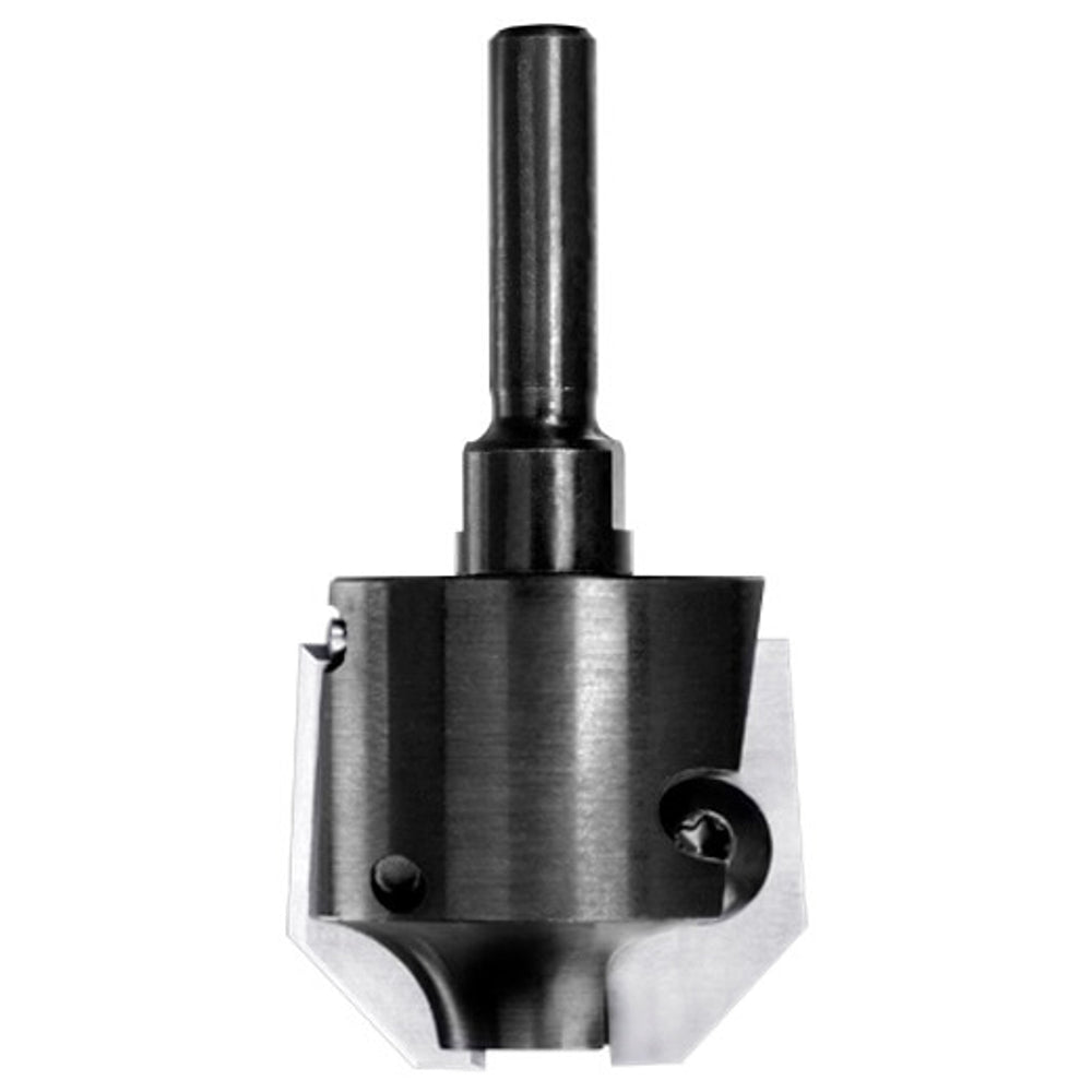 UNITEC houder met fasekeermessen 45° zonder lager, L3=10 mm, S=8 mm, HW