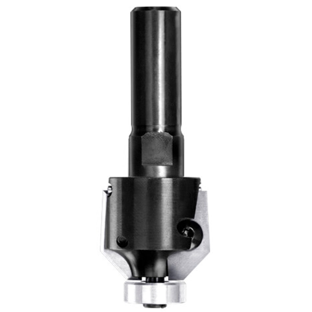 UNITEC houder met fasekeermessen 45° met lager, L3=5 mm, S=10 mm, HW