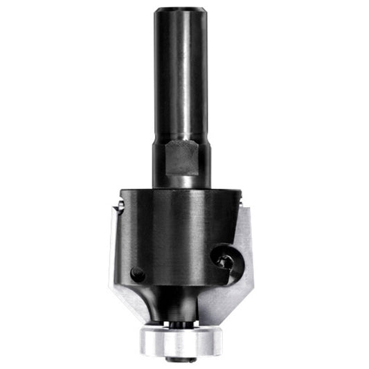 UNITEC houder met fasekeermessen 45° met lager, L3=8 mm, S=12 mm, HW