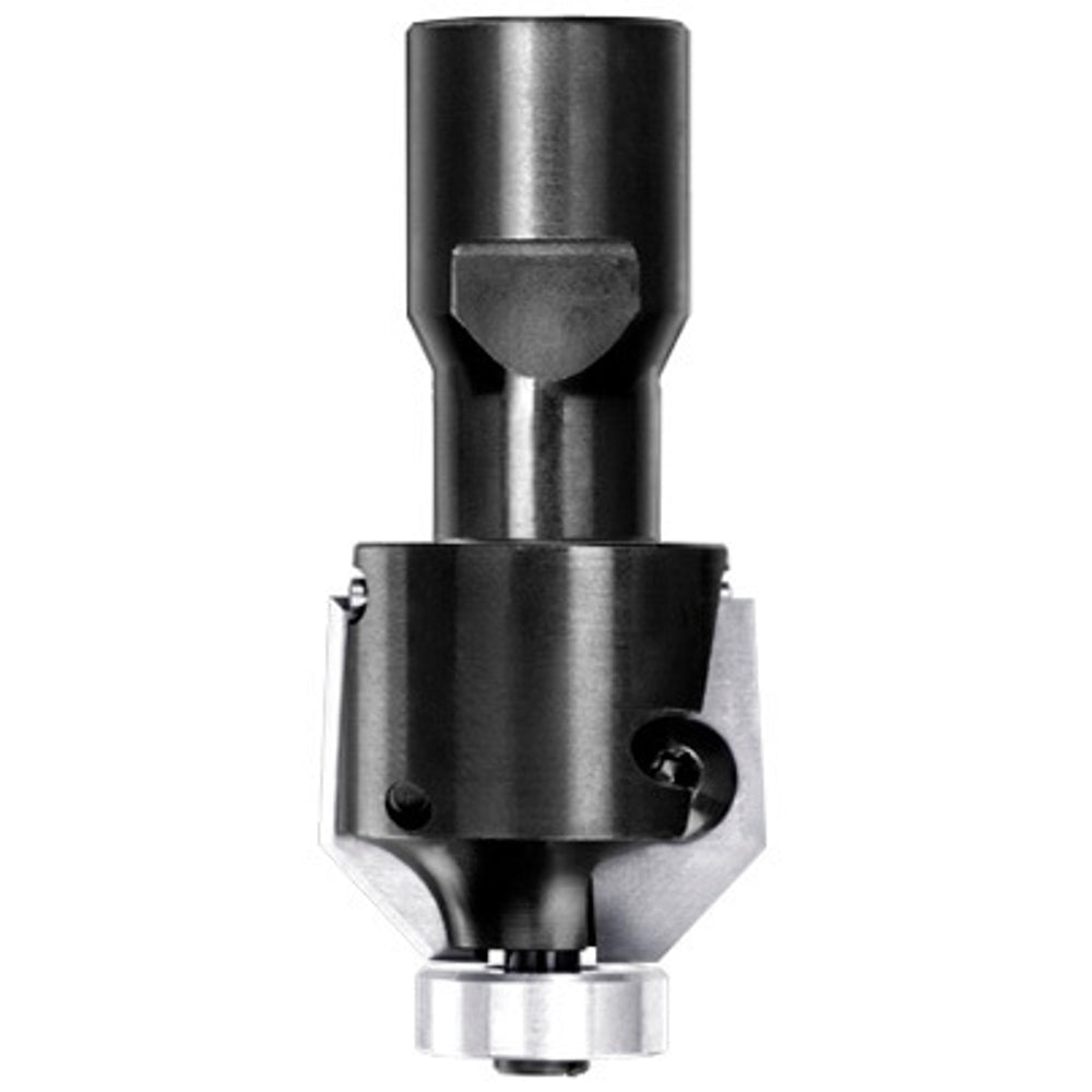 UNITEC houder met fasekeermessen 45° met lager, L3=5 mm, Binnendraad M12, HW