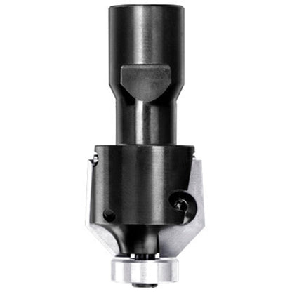UNITEC houder met fasekeermessen 45° met lager, L3=5 mm, Binnendraad M12, HW