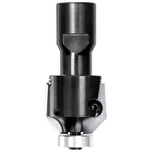 UNITEC houder met fasekeermessen 45° met lager, L3=5 mm, Binnendraad M12, HW