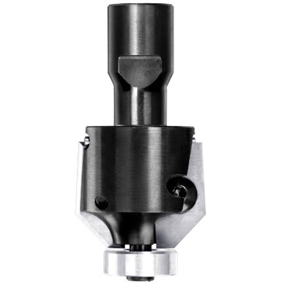 UNITEC houder met fasekeermessen 45° met lager, L3=8 mm, Binnendraad M10, HW