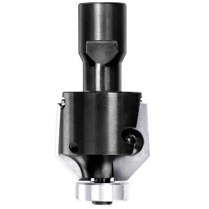 UNITEC houder met fasekeermessen 45° met lager, L3=8 mm, Binnendraad M10, HW