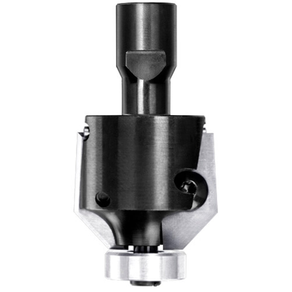 UNITEC houder met fasekeermessen 45° met lager, L3=10 mm, Binnendraad M12, HW