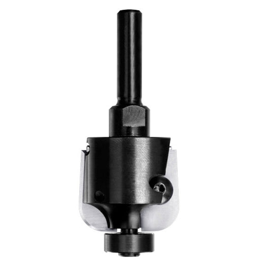 UNITEC houder met halfholkeermessen R=8,0 mm met lager, D=32 mm, S=6 mm, HW