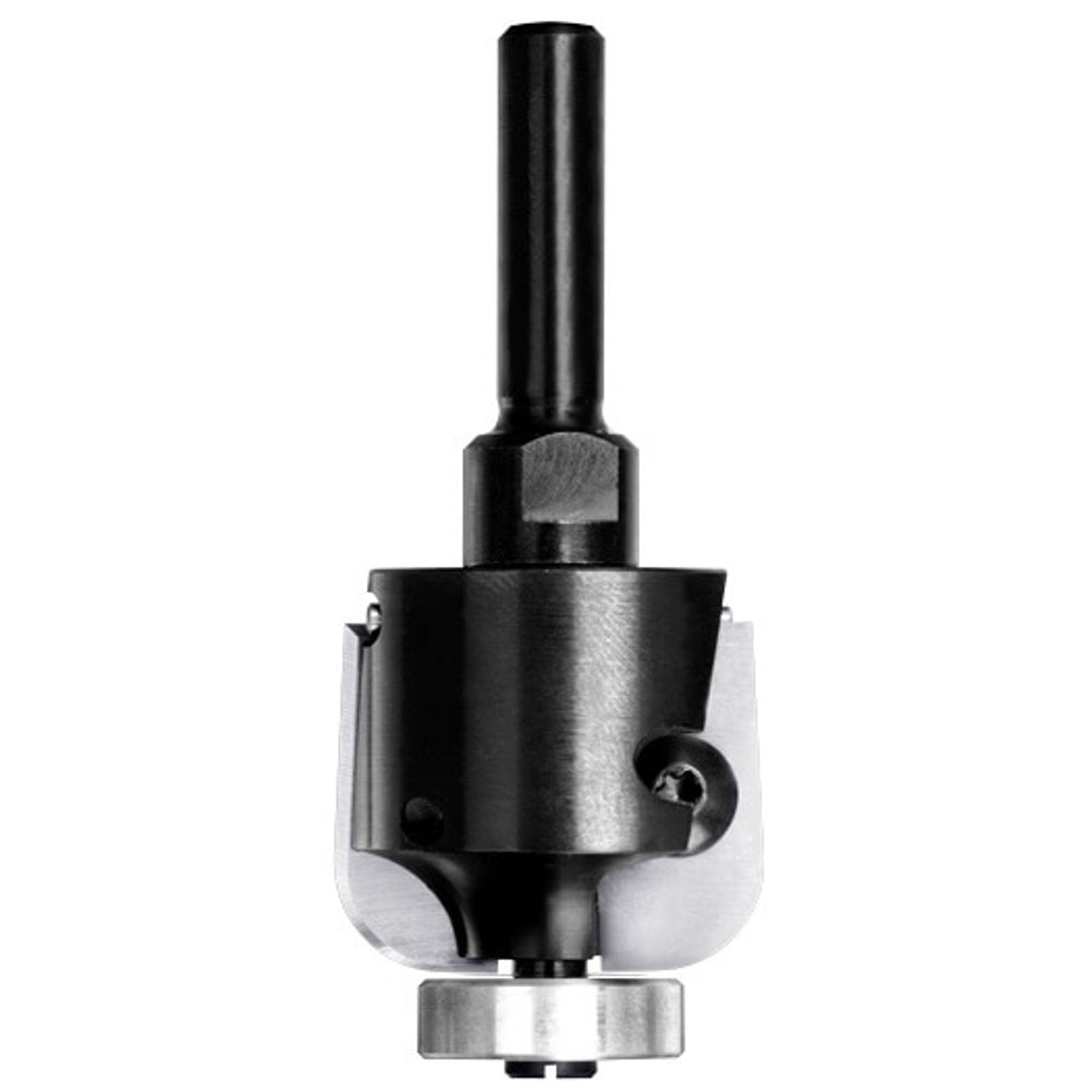 UNITEC houder met halfholkeermessen R=6,0 mm met lager, D=32 mm, S=6 mm, HW