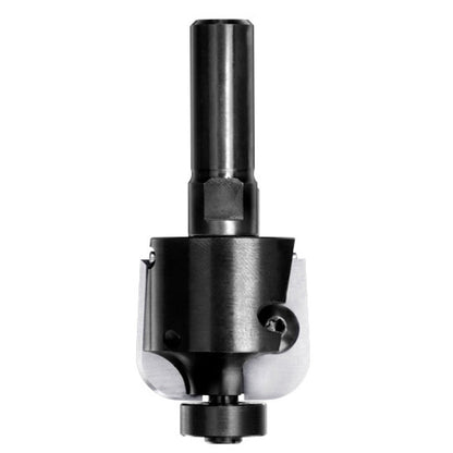 UNITEC houder met halfholkeermessen R=8,0 mm met lager, D=32 mm, S=10 mm, HW