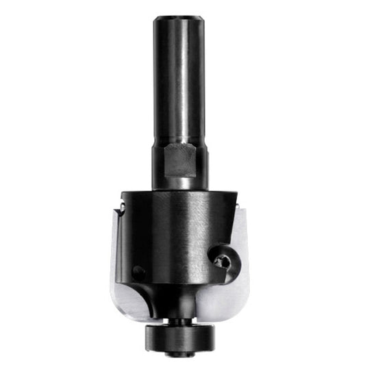 UNITEC houder met halfholkeermessen R=8,0 mm met lager, D=32 mm, S=10 mm, HW