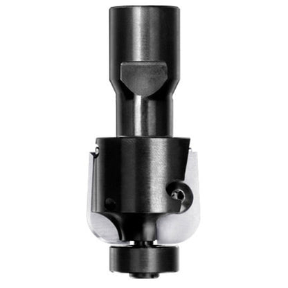 UNITEC houder met halfholkeermessen R=5,0 mm met lager, D=26 mm, Binnendraad M10, HW